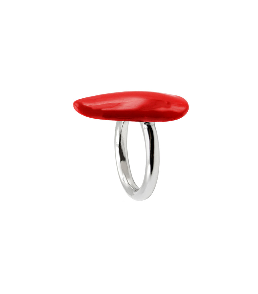 NAIL ART RED ring