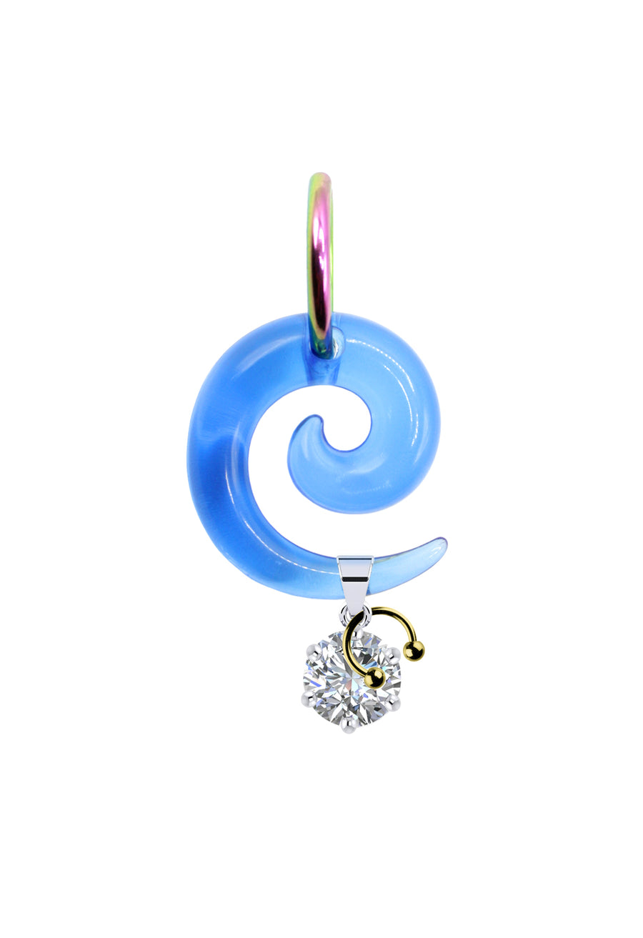 ACID blue earring