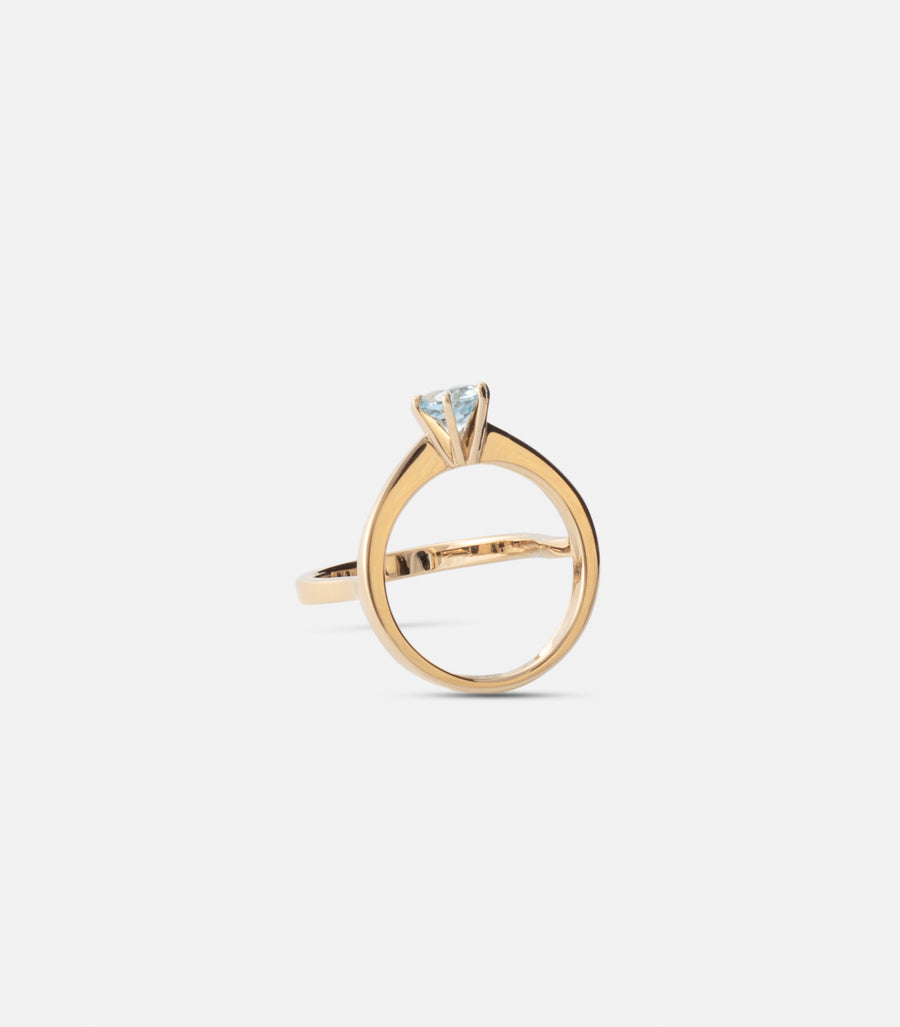 Blue Icon ring