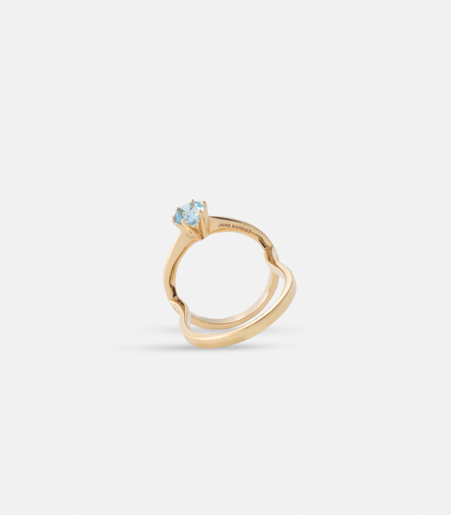 Blue Icon ring